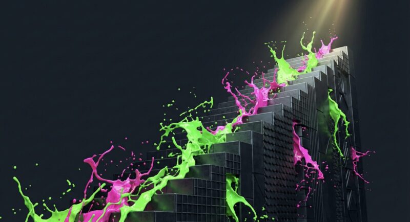 スプラトゥーンのランクを階段状に表現したイメージ画像